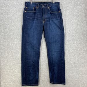 Levi 505 Jeans Mens 34 X 30 Blue Denim Straight Leg Regular Fit 5 Pocket